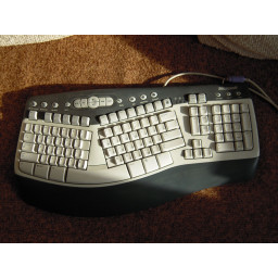 Microsoft Natural Multimedia Keyboard разборка и очистка