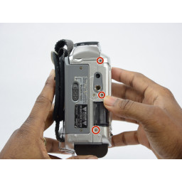 Замена боковой панели Canon ZR70MC