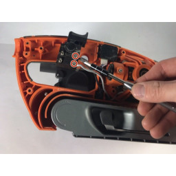 Замена выключателя ремня RIDGID Sander R2740